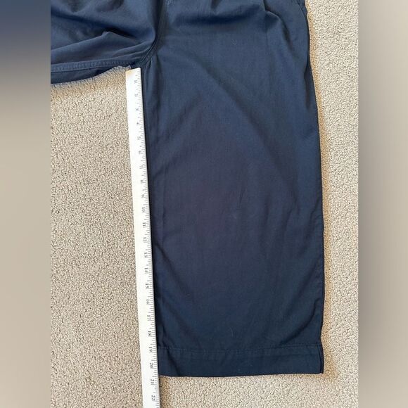 JOIE Lagos Cropped Cotton Pants In Black Caviar Size 2 - Picture 14 of 16